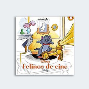 ARTETERAPIA Felinos de Cine Disney: 100 Ilustraciones originales para colorear