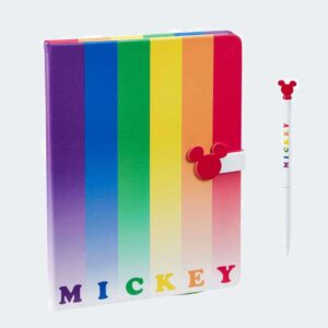 NOTEBOOK A5 + Bolígrafo Mickey Rainbow