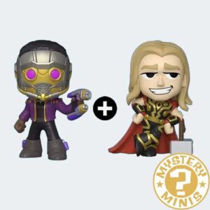 PACK MYSTERY MINIS Starlord T'Challa + Party Thor