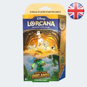 DISNEY LORCANA Amber and Emerald Starter Deck Chapter 3: Into the Inklands Inglés