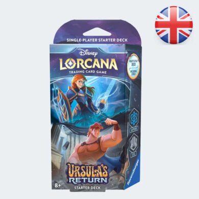 DISNEY LORCANA Sapphire and Steel Starter Deck Ursula's Return Inglés