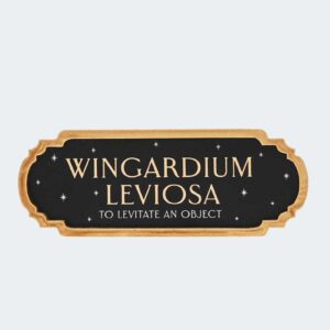 PLACA DECORATIVA Wingardium Leviosa 14,8cm