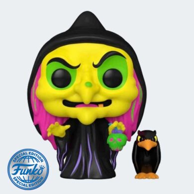 Funko Pop REINA MALVADA DISFRAZADA con CUERVO BLACKLIGHT