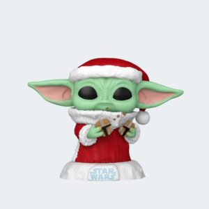 Funko Pop GROGU como SANTA CLAUS