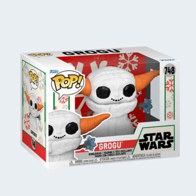 Funko Pop GROGU como MUÑECO DE NIEVE