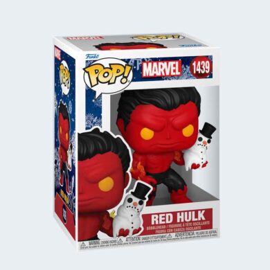 Funko Pop HULK ROJO con MUÑECO DE NIEVE