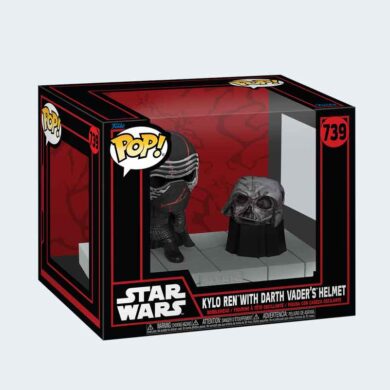 Funko Pop Deluxe KYLO REN con CASCO de DARTH VADER