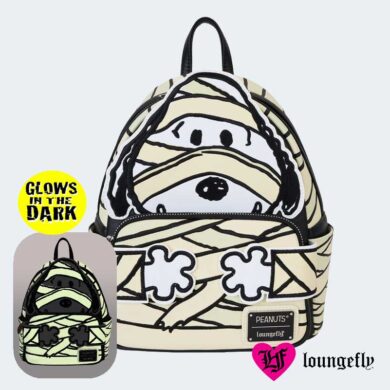 MINI MOCHILA Loungefly Snoopy Momia