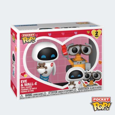 2-PACK Pocket Pop WALL-E y EVA SAN VALENTÍN