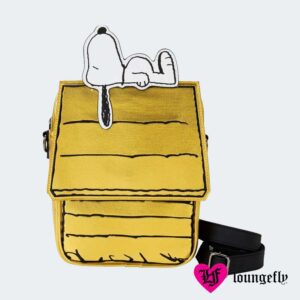 BOLSO Loungefly 75th Anniversary Snoopy Sleeping Doghouse Peanuts