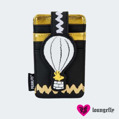 CARTERA TARJETERO Loungefly 75th Anniversary Snoopy Woodstock Hot Air Balloon