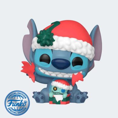 Funko Pop STITCH ABRIENDO REGALO