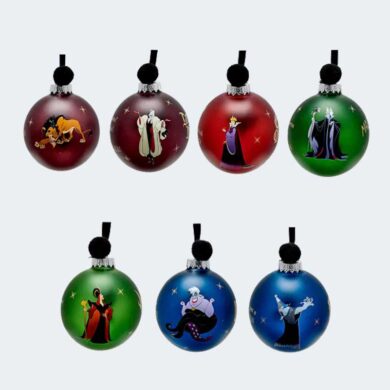 SET de 7 BOLAS DE NAVIDAD Disney Villains