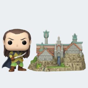 Funko Pop Town ELROND con RIVENDEL |El Señor de los Anillos s25|