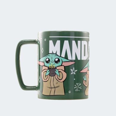 TAZA con funda de peluche Grogu 440 ml