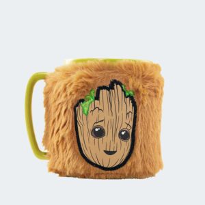 TAZA con funda de peluche Groot 440 ml