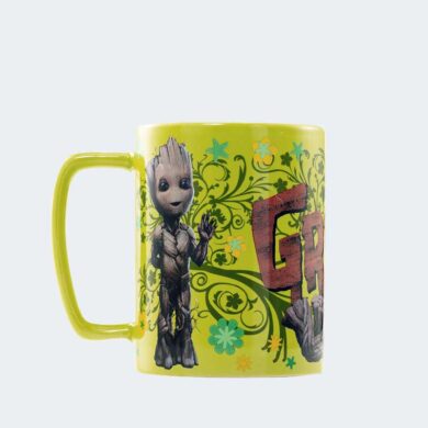 TAZA con funda de peluche Groot 440 ml