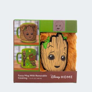 TAZA con funda de peluche Groot 440 ml