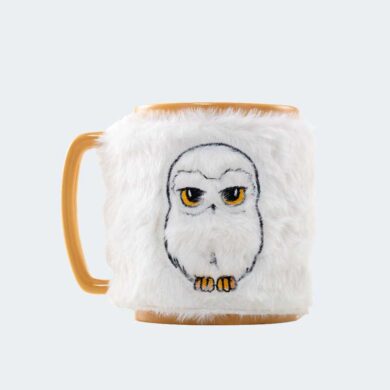 TAZA con funda de peluche Hedwig 440 ml