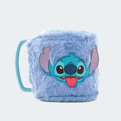 TAZA con funda de peluche Stitch 440 ml