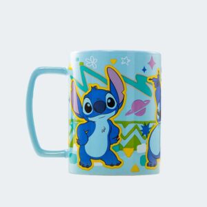 TAZA con funda de peluche Stitch 440 ml