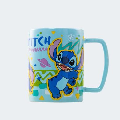 TAZA con funda de peluche Stitch 440 ml