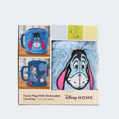 TAZA con funda de peluche Eeyore 440 ml