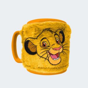 TAZA con funda de peluche El Rey León 440 ml