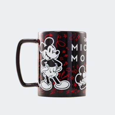 TAZA con funda de peluche Mickey Mouse 440 ml