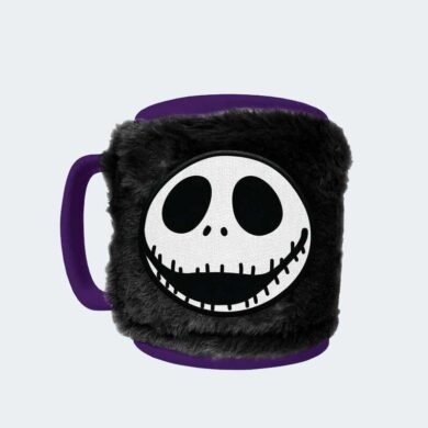 TAZA con funda de peluche Jack Skellington 440 ml