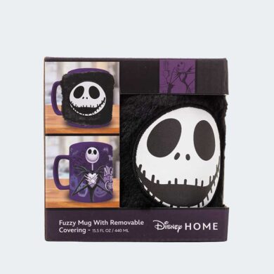 TAZA con funda de peluche Jack Skellington 440 ml