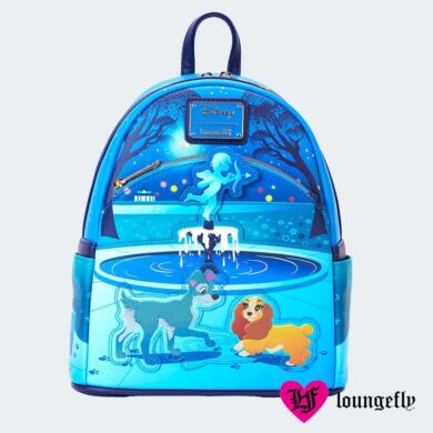 MOCHILA Loungefly Disney Lady and the Tramp 70th Anniv