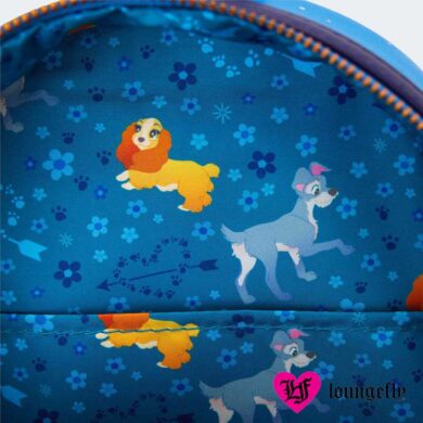 MOCHILA Loungefly Disney Lady and the Tramp 70th Anniv