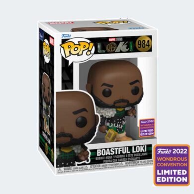 Funko Pop BOASTFUL LOKI WONDERCON 2022