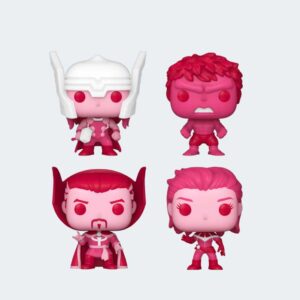 MARVEL VALENTINES PACK de 4 Figuras Funko Pocket POP