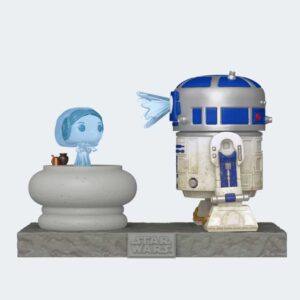 Funko Pop R2-D2 y PRINCESA LEIA HOLOGRAMA