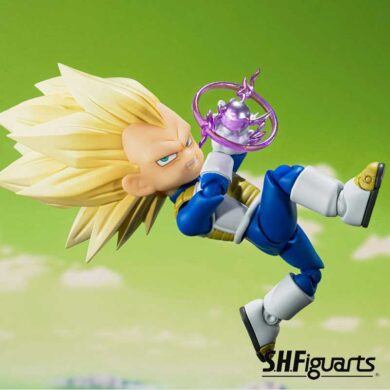 DRAGON BALL DAIMA - Figura Mini Vegeta Super Saiyan 3 - S.H. Figuarts 8cm