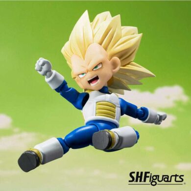 DRAGON BALL DAIMA - Figura Mini Vegeta Super Saiyan 3 - S.H. Figuarts 8cm