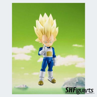 DRAGON BALL DAIMA - Figura Mini Vegeta Super Saiyan 3 - S.H. Figuarts 8cm