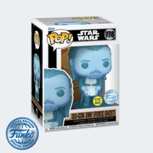 Funko Pop QUI-GON JINN FORCE GHOST GLOW