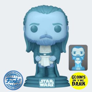 Funko Pop QUI-GON JINN FORCE GHOST GLOW