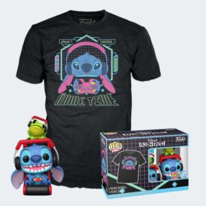 Funko Pop & Tee GAMER STITCH con RANA