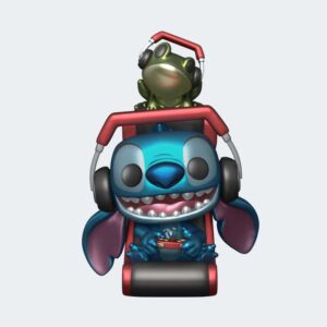 Funko Pop GAMER STITCH con RANA METALLIC