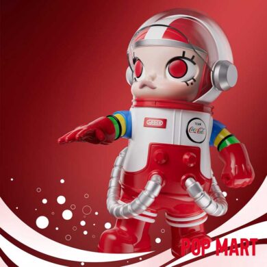 MEGA SPACE MOLLY 400% TEAM COCA-COLA POP MART